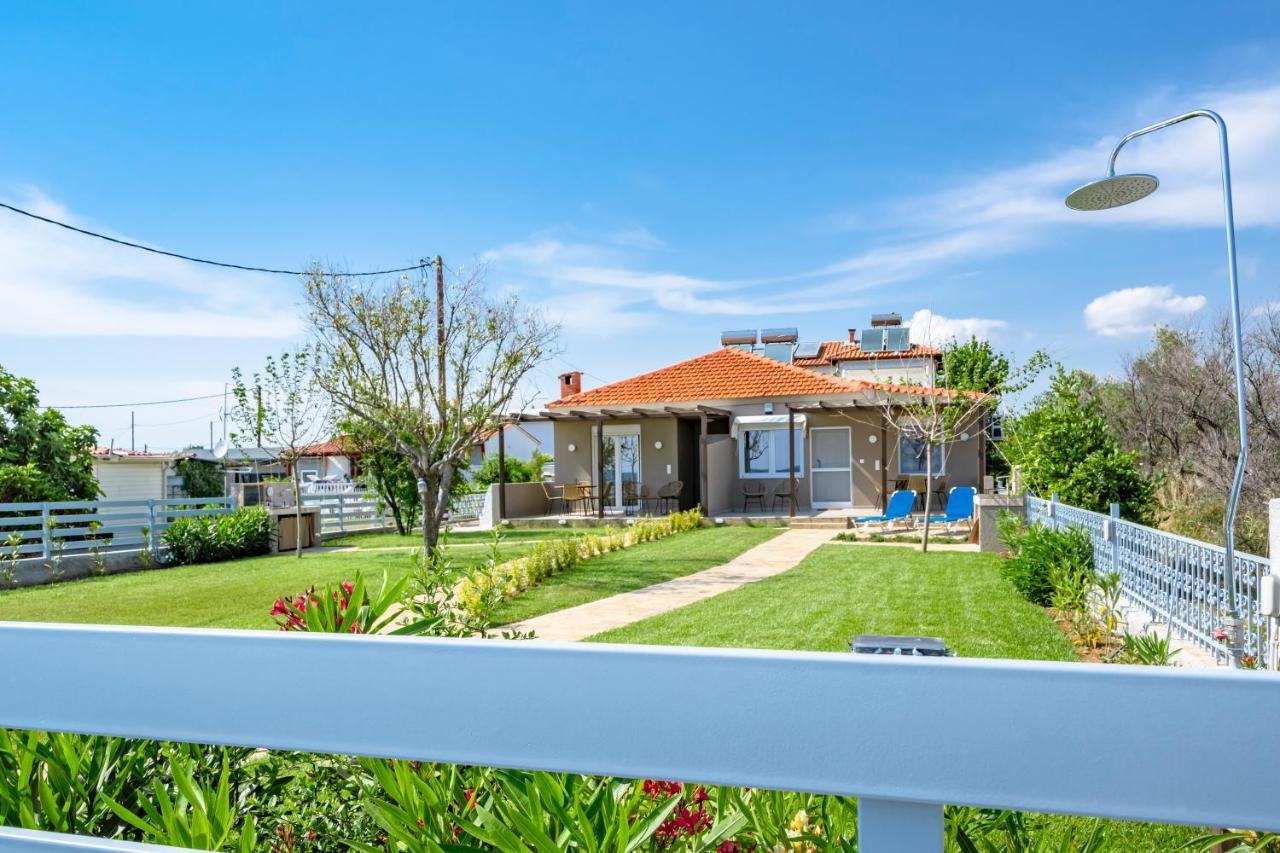 Azzurro Seafront Houses Nea Kallikrateia Ngoại thất bức ảnh