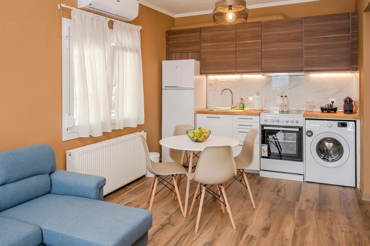 Azzurro Seafront Houses Nea Kallikrateia Ngoại thất bức ảnh
