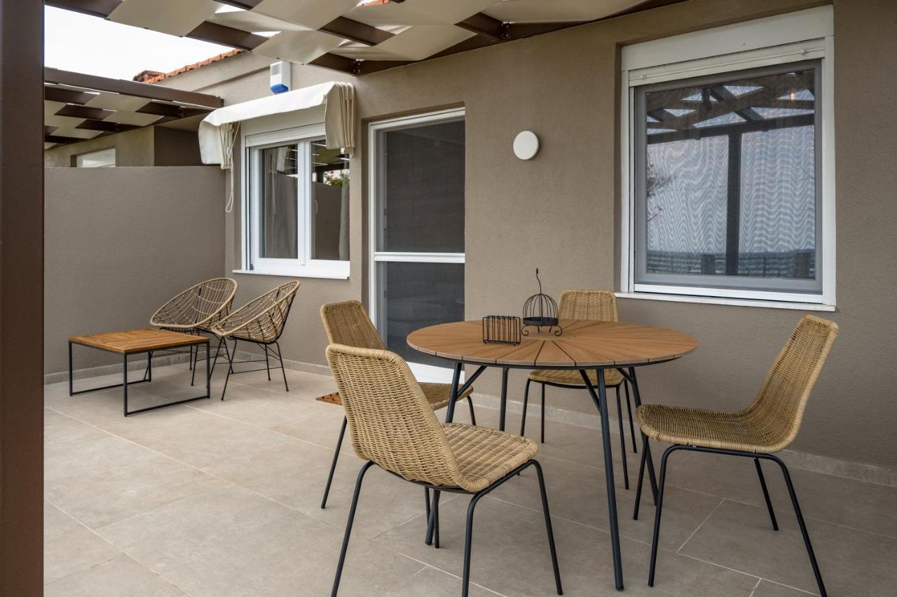 Azzurro Seafront Houses Nea Kallikrateia Ngoại thất bức ảnh
