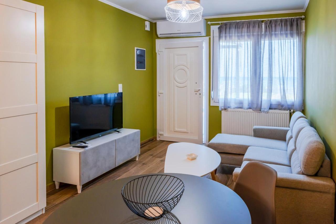 Azzurro Seafront Houses Nea Kallikrateia Ngoại thất bức ảnh