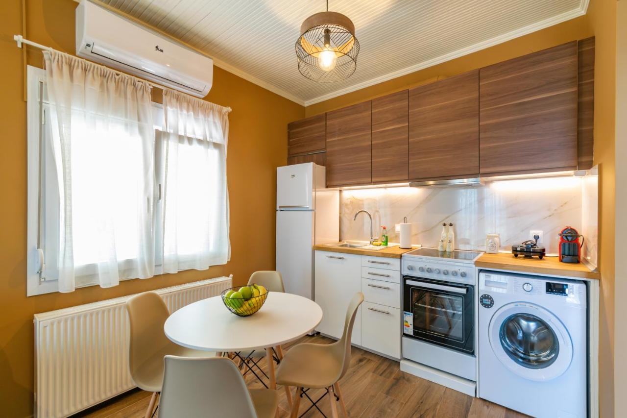 Azzurro Seafront Houses Nea Kallikrateia Ngoại thất bức ảnh