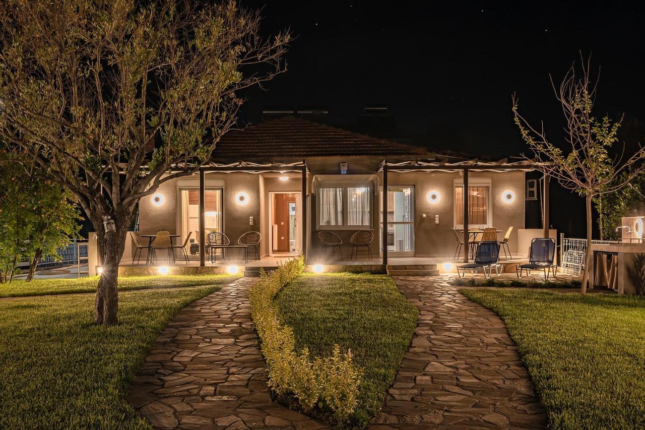 Azzurro Seafront Houses Nea Kallikrateia Ngoại thất bức ảnh