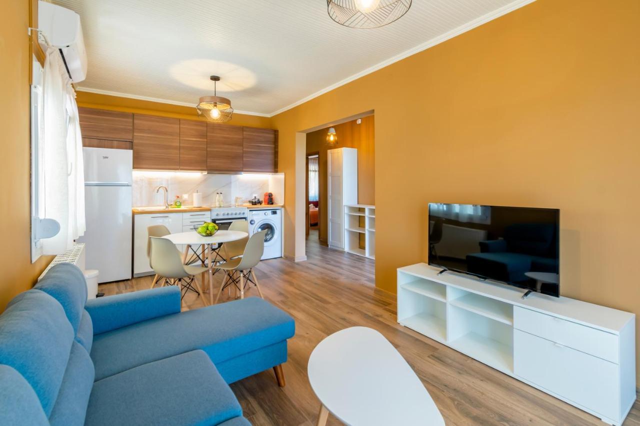 Azzurro Seafront Houses Nea Kallikrateia Ngoại thất bức ảnh
