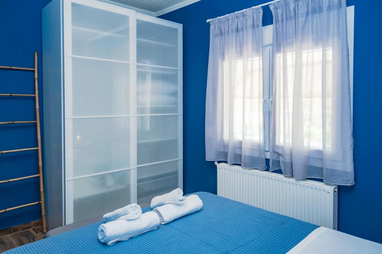 Azzurro Seafront Houses Nea Kallikrateia Ngoại thất bức ảnh