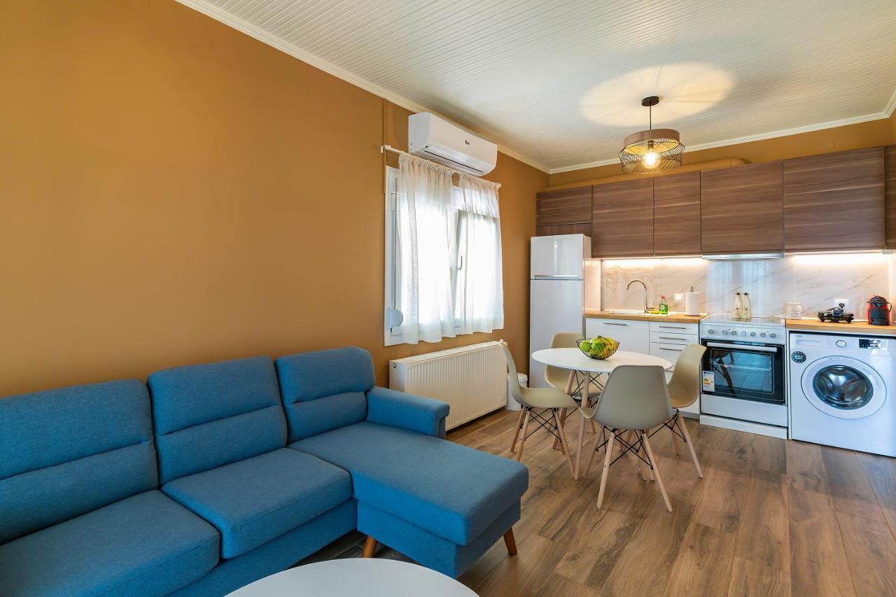 Azzurro Seafront Houses Nea Kallikrateia Ngoại thất bức ảnh